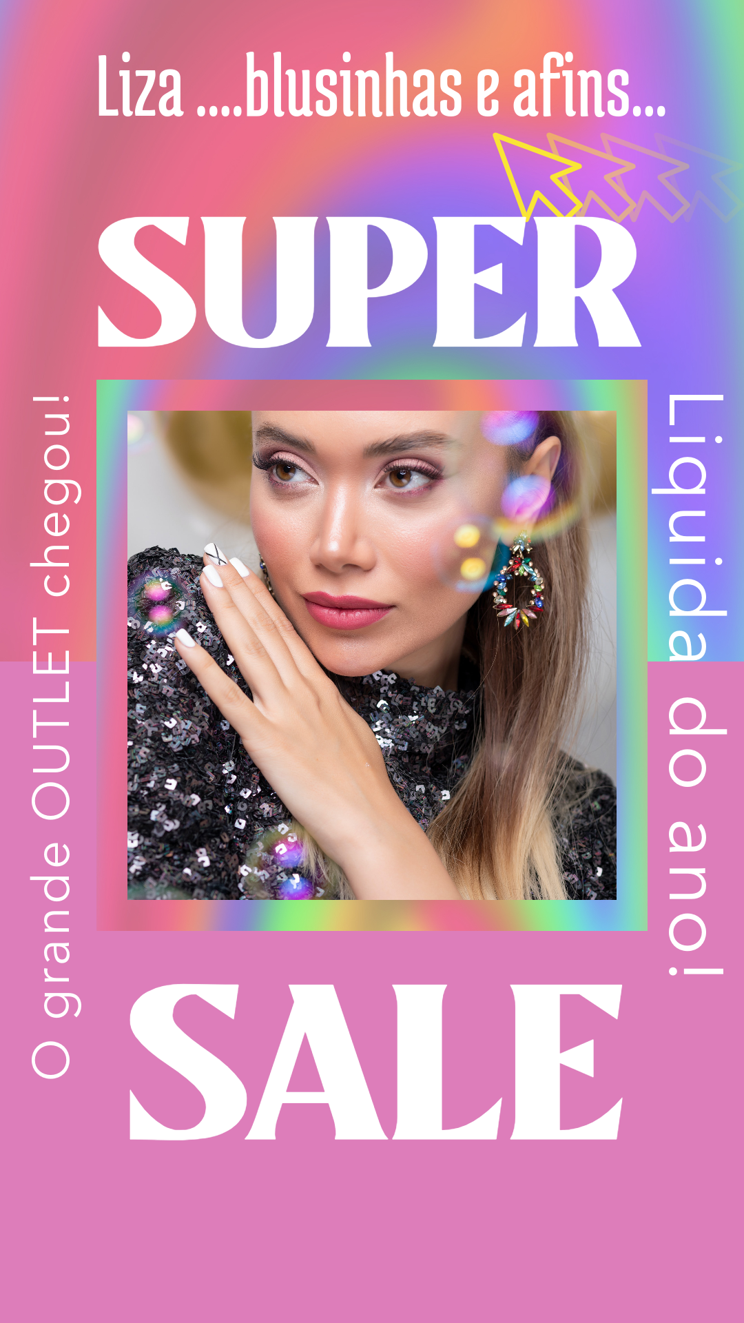 instagram-story-design-maker-for-a-fashion-special-sale-featuring-a-holographic-frame-3631d